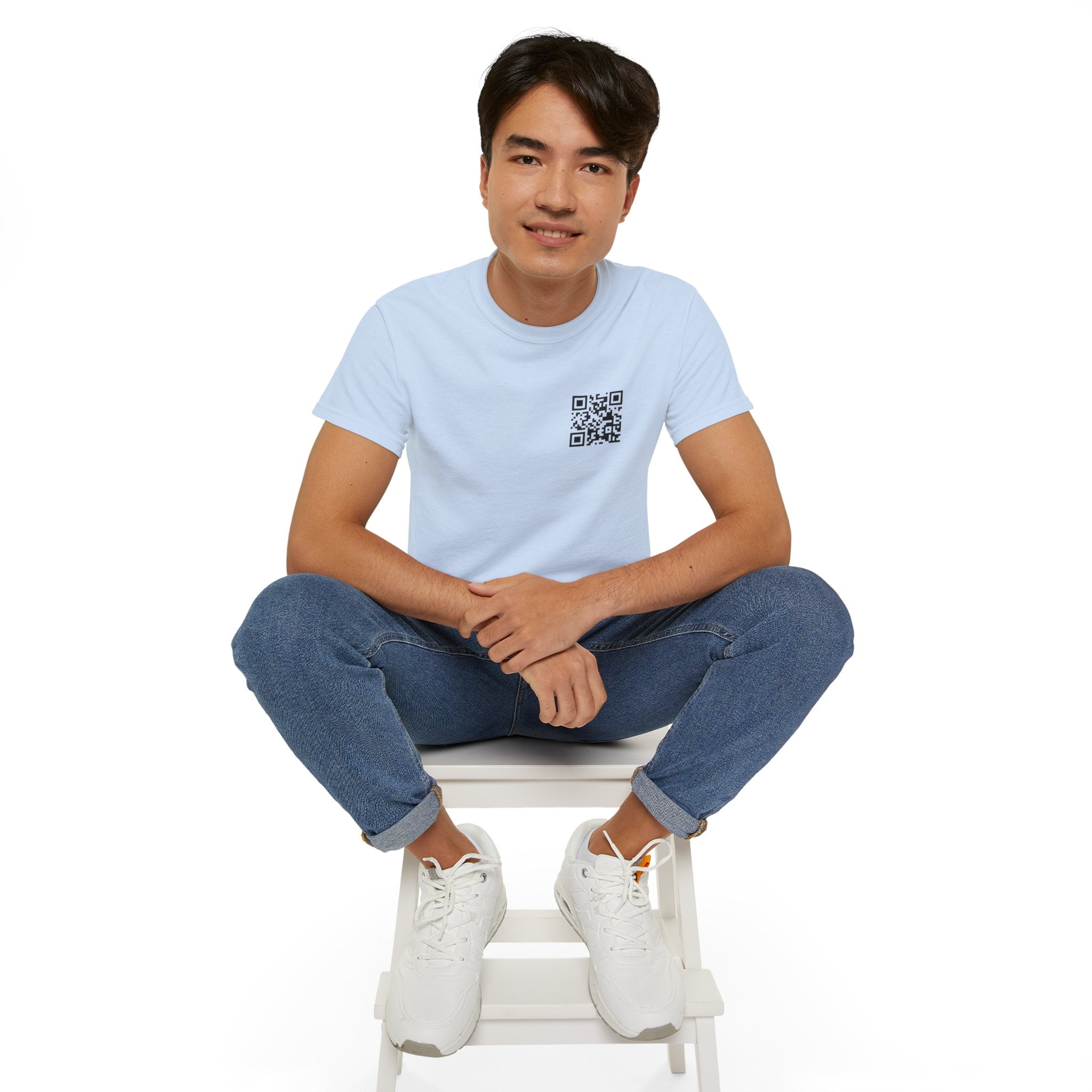 QR T-Shirt Light Blue