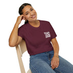 QR T-Shirt Maroon red