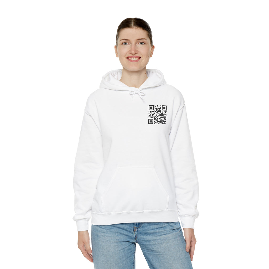 QR Hoodie White