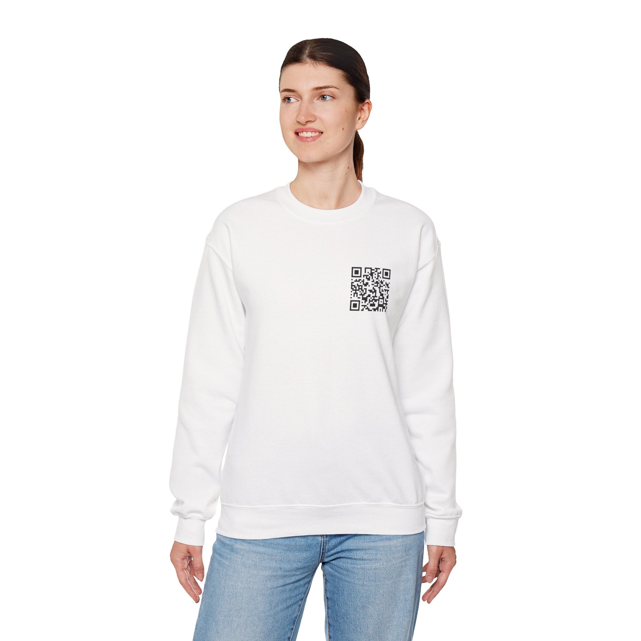 Fuck You Sweatshirt White