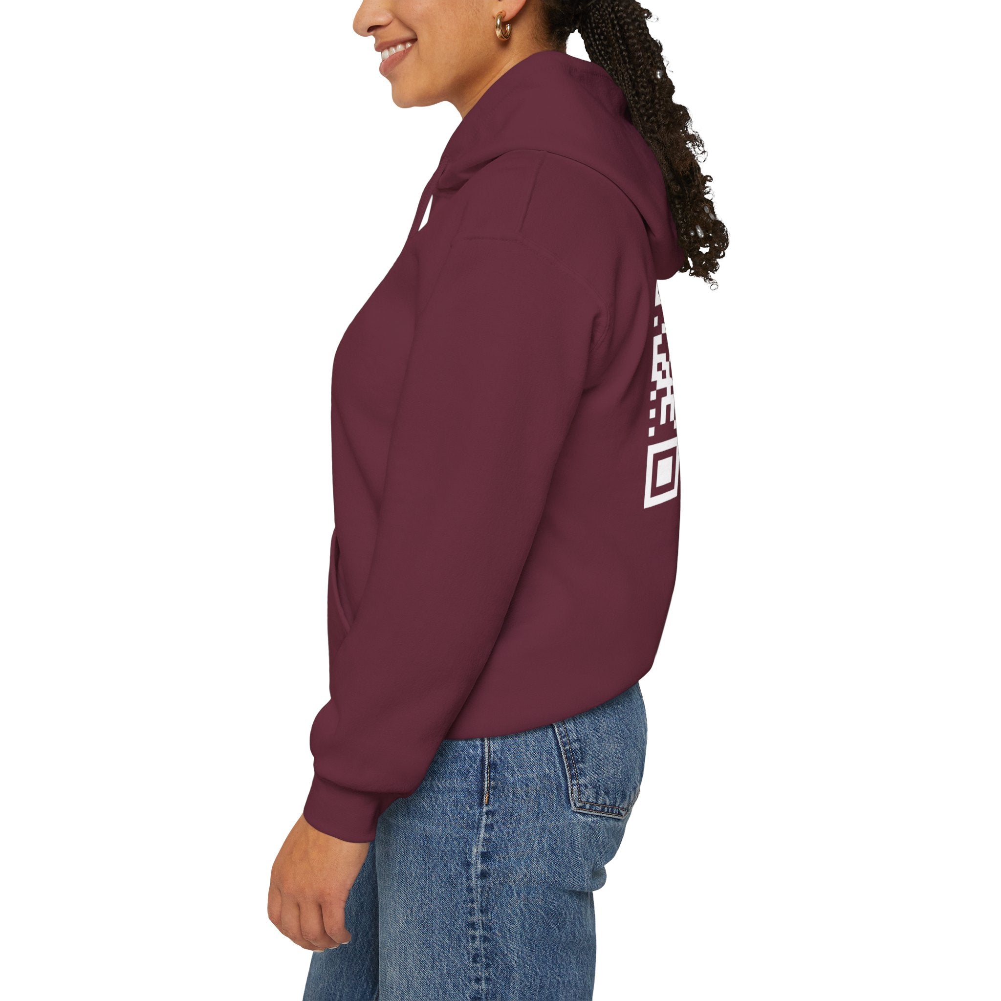 Fuck You Hoodie Maroon red