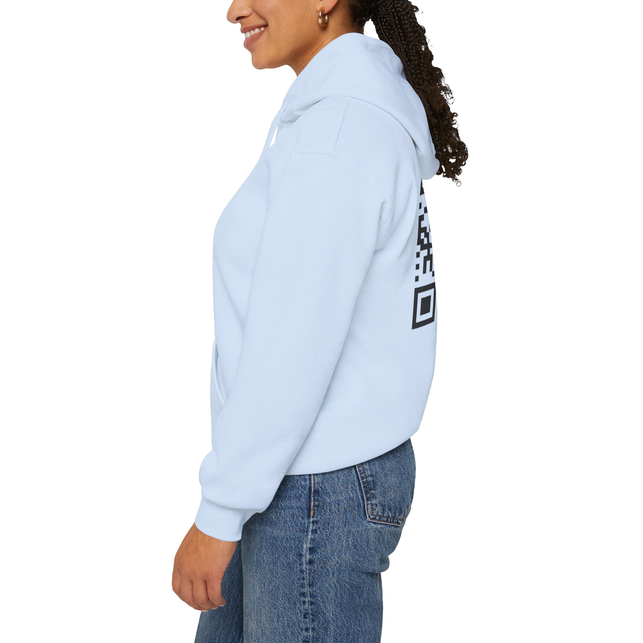 Fuck You Hoodie Light Blue