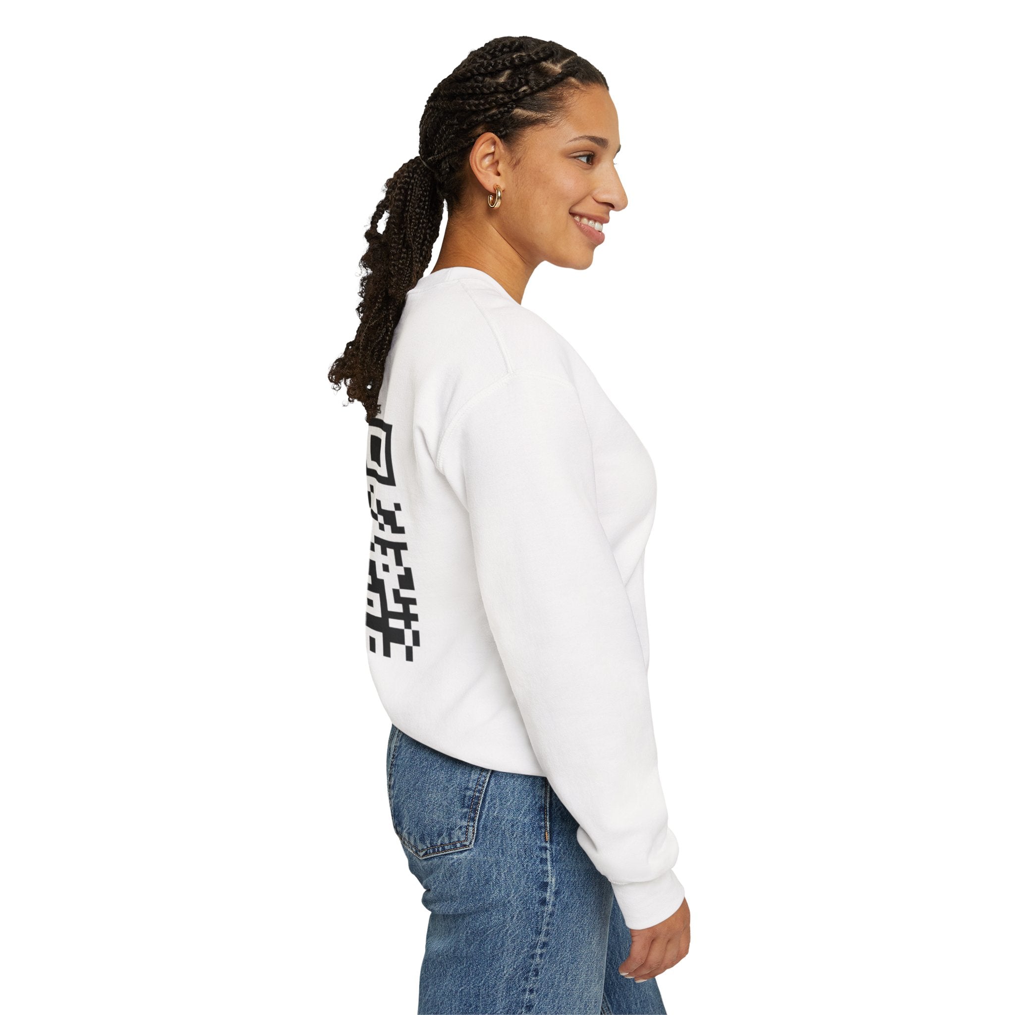 Fuck You Sweatshirt White