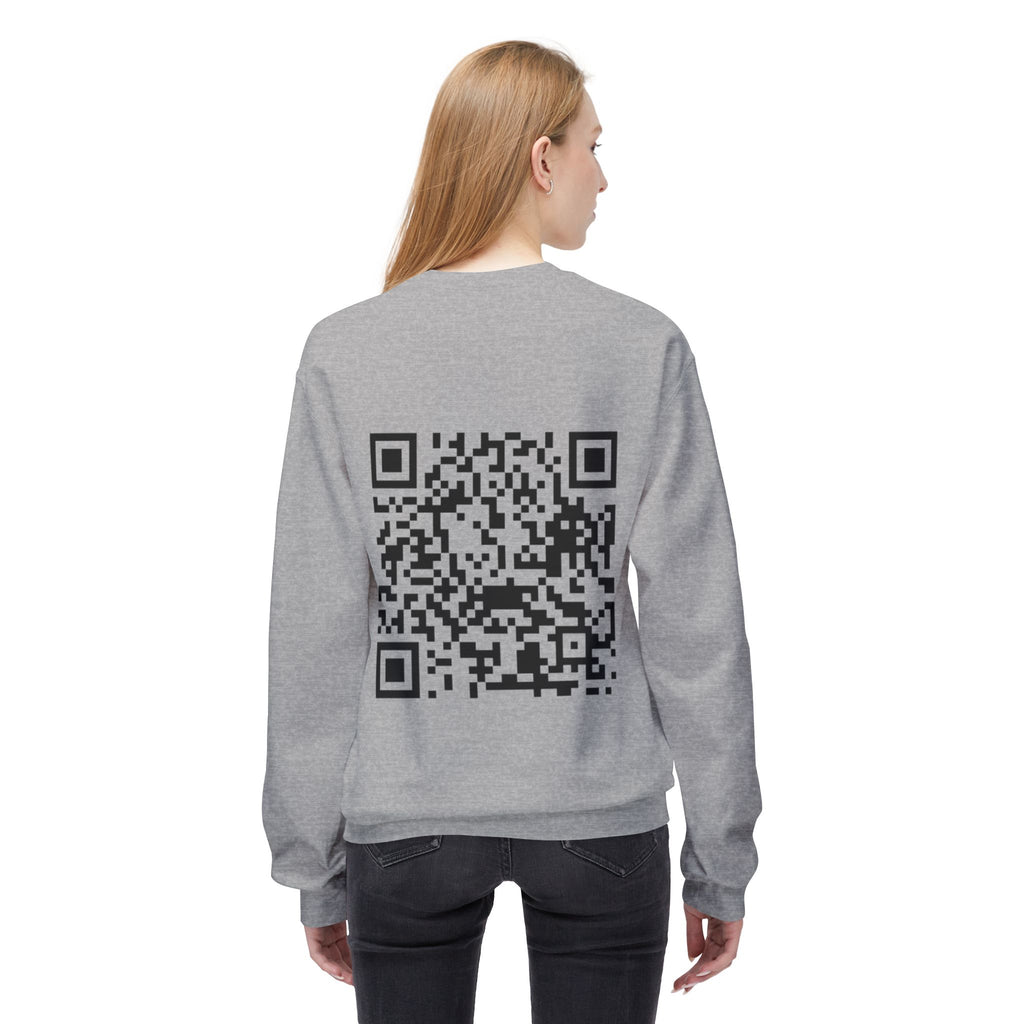 Static QR Sweatshirt Ash Grey